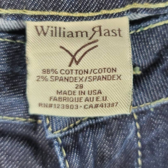 William Rast Belle Flare Whiskering Factory Distressing Women's Jeans 29 - Picture 6 of 7